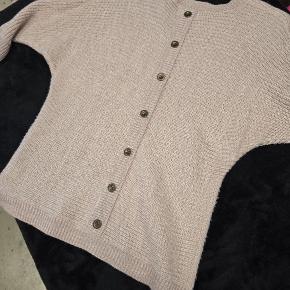 Pink Button-Back Sweater - Picture 6 of 6